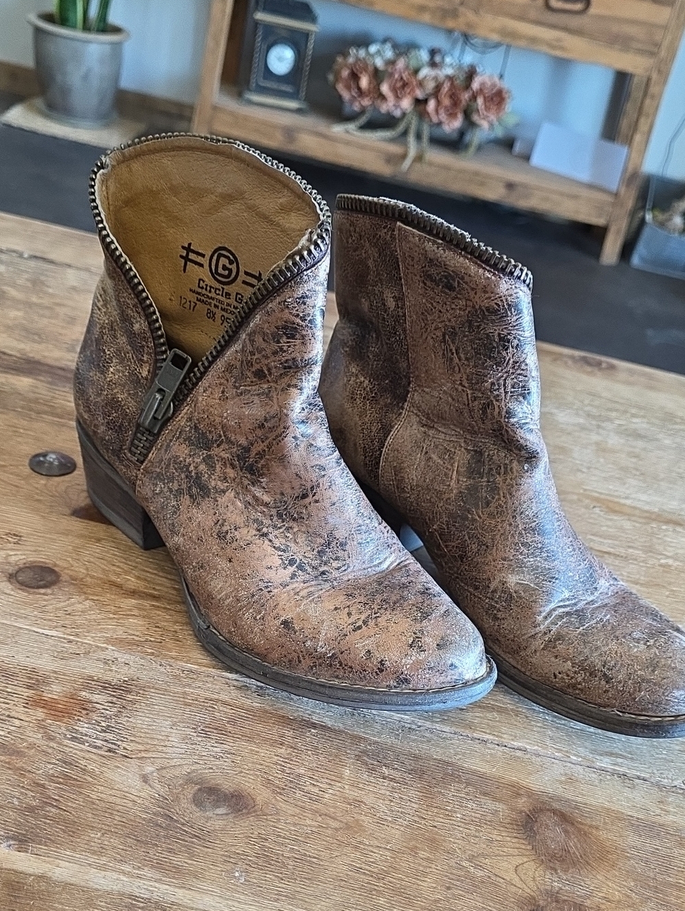 Circle G ankle boots